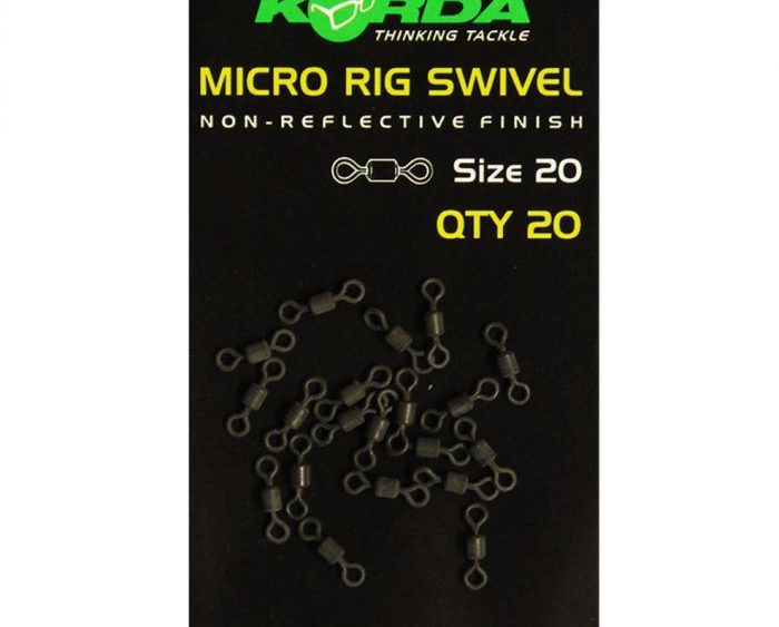 Korda Micro Hook Rig Swivel 20 per pack KMRS