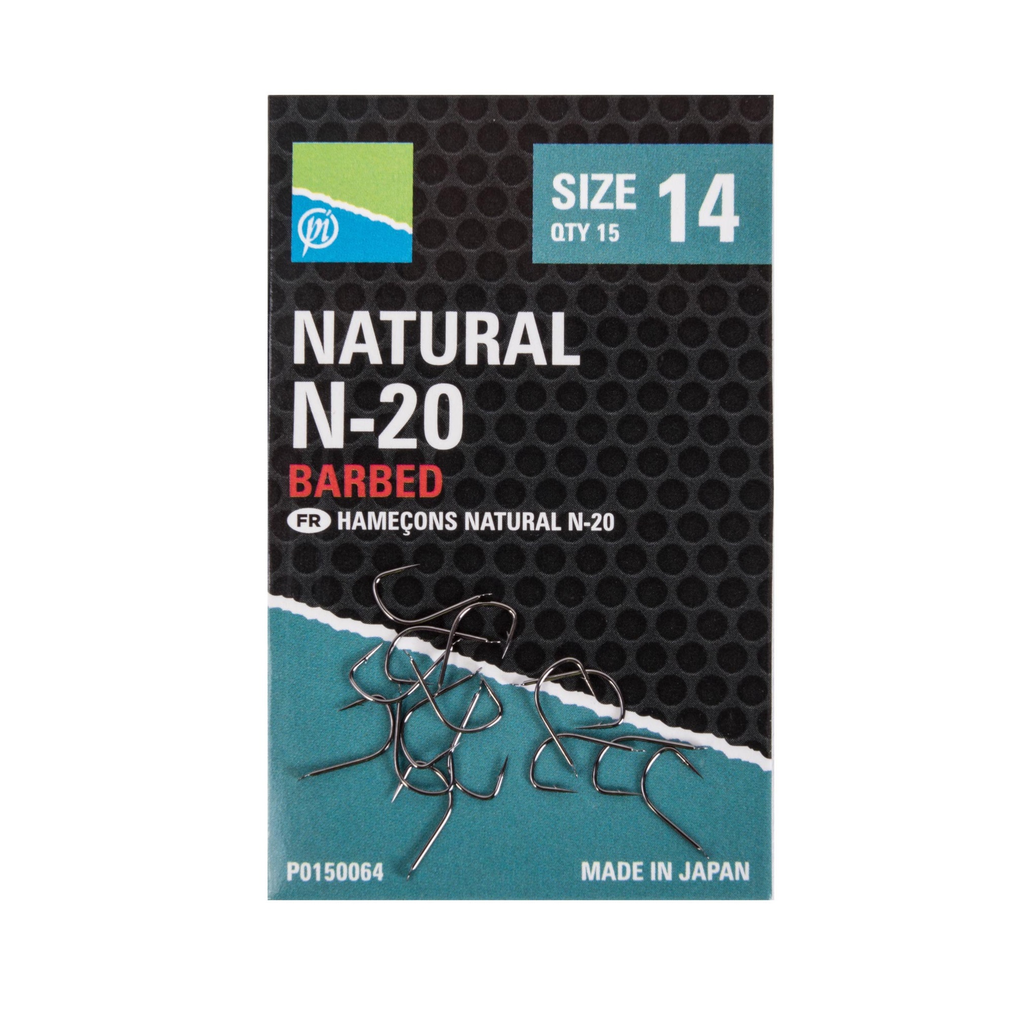 Preston Natural N-20 Barbed Hooks – The Tackle Shack