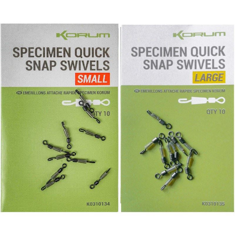 Korum Specimen Quick Snap Swivels – The Tackle Shack